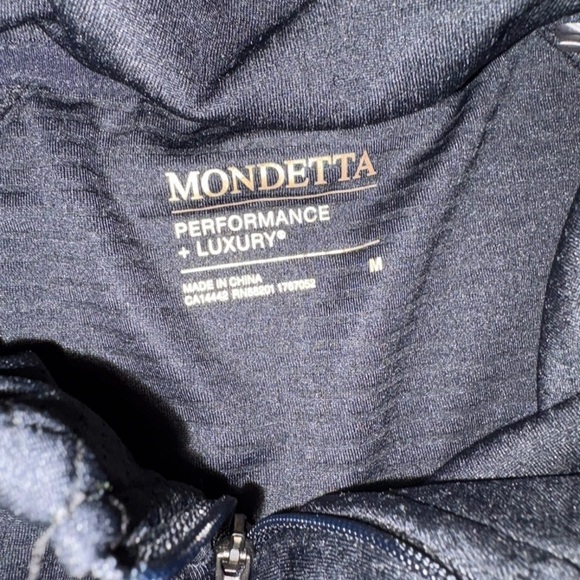 Mondetta Ladies' Jacquard Full-Zip Jacket M Black - Picture 3 of 5